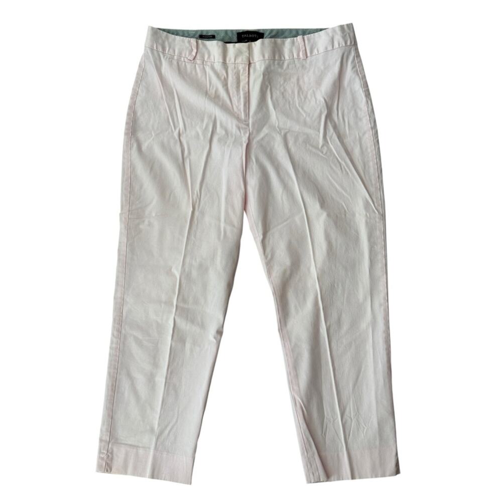 Talbots Signature Pink Cropped Ankle Pants Size 12